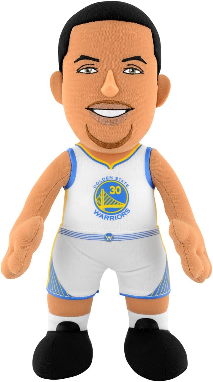 Poupluche Steph Curry 10' White Jersey - 2016/17 Warriors