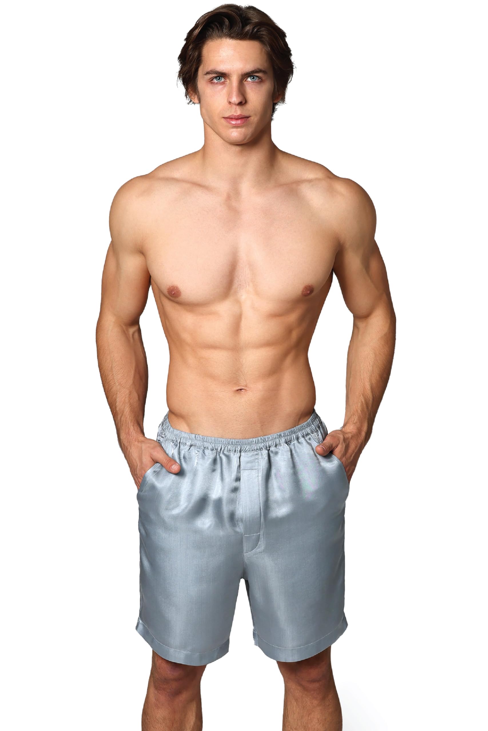 Tara Sartoria Luxury Artisan Silk Boxer Shorts For Men 27mm Washable Natural Silk
