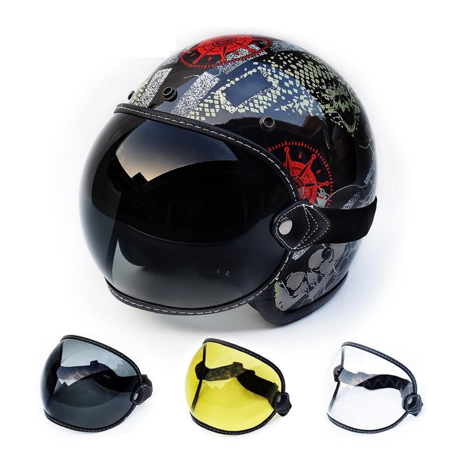 Occhiali da casco Lenti for caschi integrali for occhiali da moto retrò