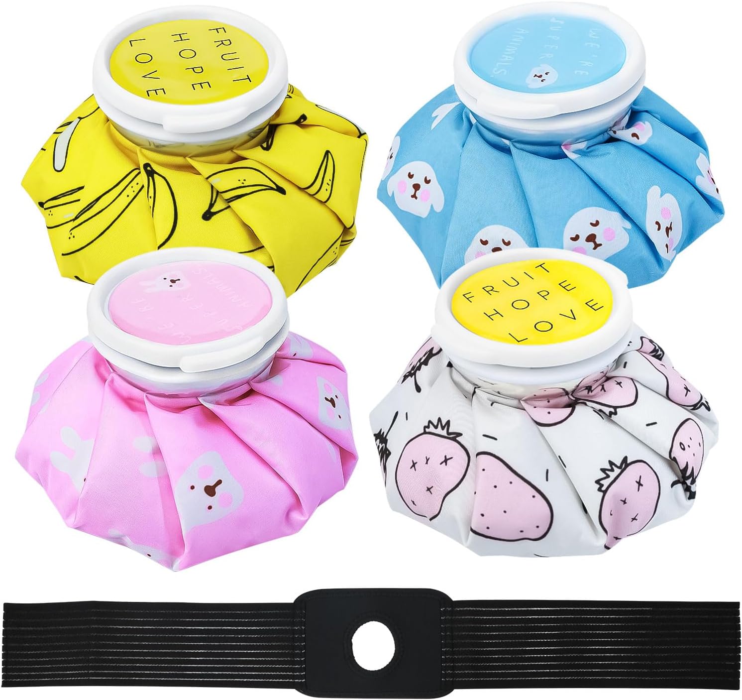 Ice Packs For Injuries, Reusable Bag Great Wisdom Teeth Breastfeeding Tired Eyes Kids Injuries Headaches Swelling Pain Relief First Aid, Use As Hot Or Cold