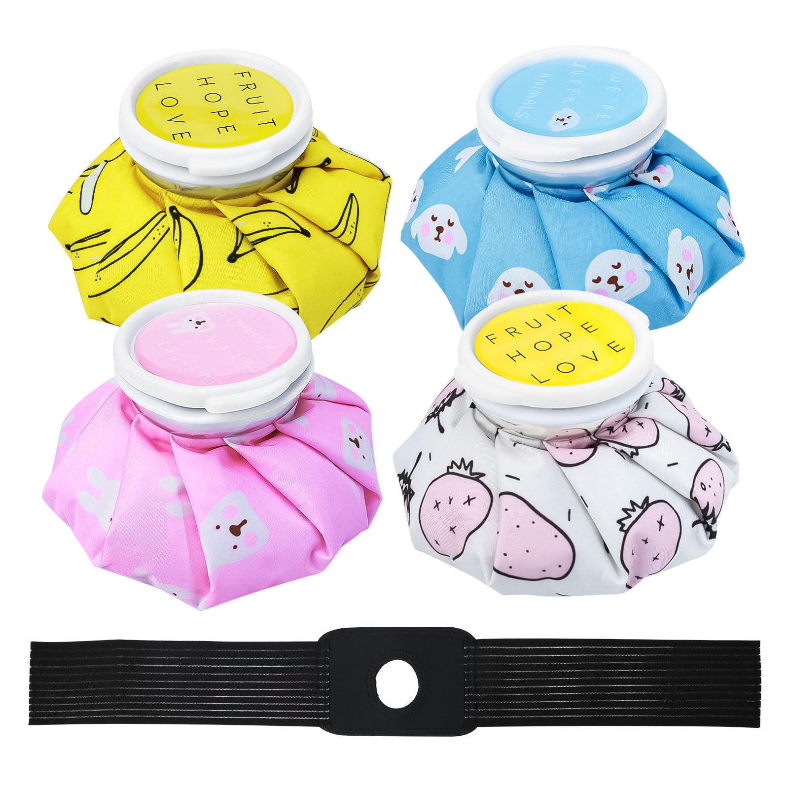 Zerlar Ice Packs for Injuries, Reusable Ice Bag Great for Wisdom Teeth Breastfeeding Tired Eyes Kids Injuries Headaches Swelling Pain Relief First Aid, Use As Hot Packs or Cold Packs