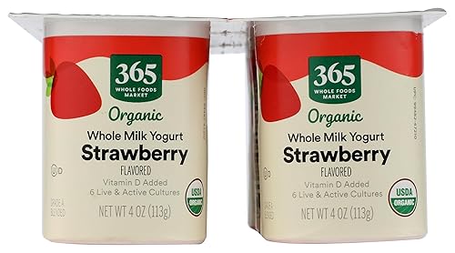Miniatura 8 de 365 by Whole Foods Market, Yogurt Strawberry 6Pk Organic, 24 oz