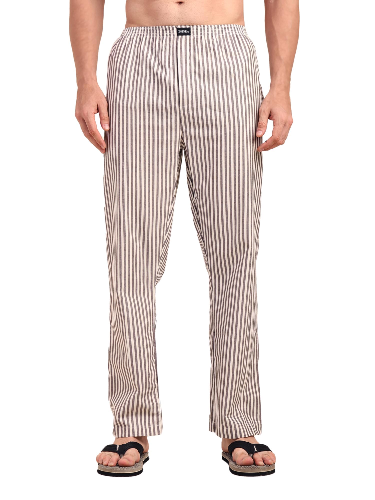 Striped Cotton Pyjama for Men| Night Dress | Lounge Pants | Night Wear Pajama for Men | Sleep Pants |100% Pure Cotton Premium Pajama-image-45