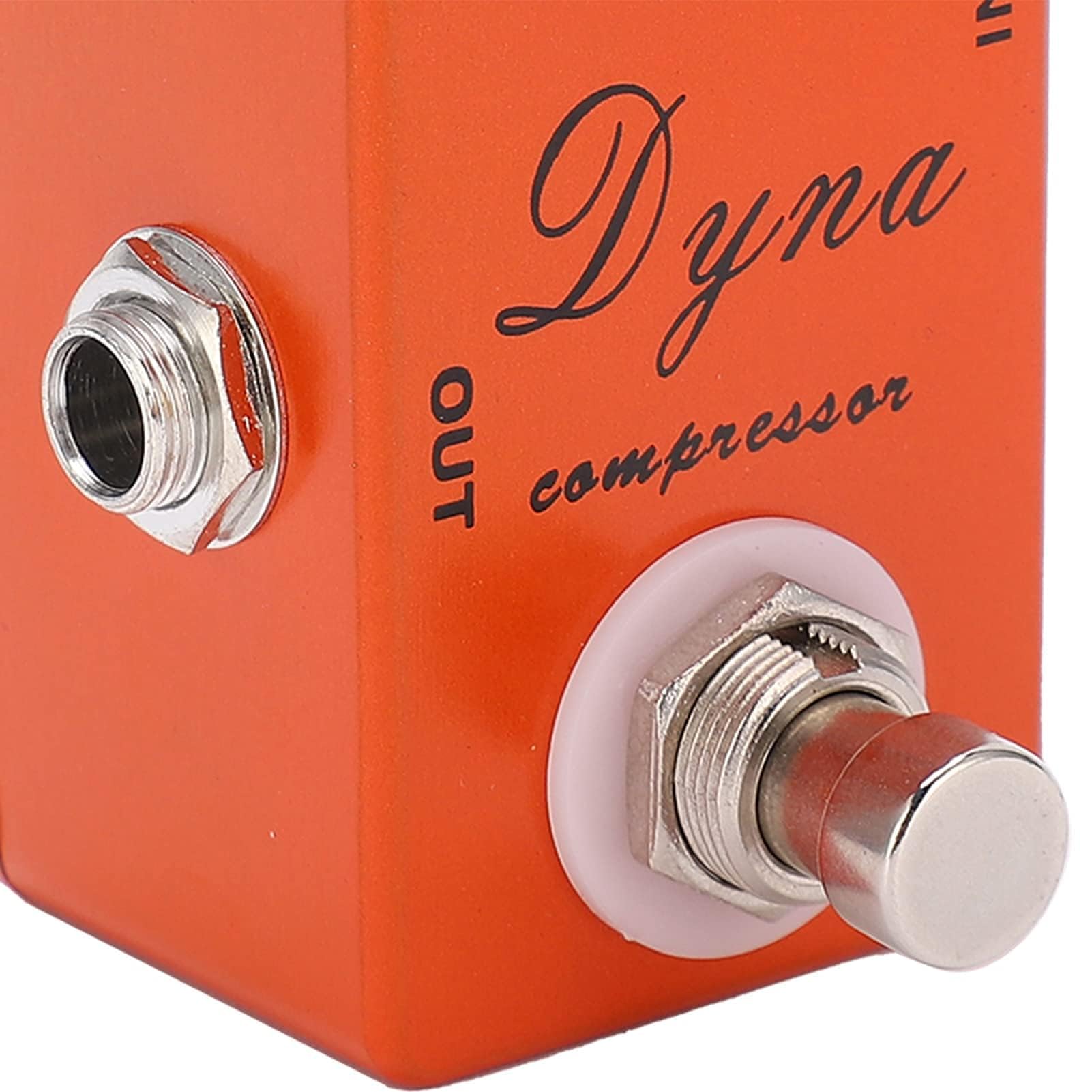 Pédale D'effets pour Guitare, Compresseur MXR True Bypass Pédale de Guitare Overdrive Vintage Réglable Accessoire D'instrument de Musique Réglable et Portable pour Guitare Électrique