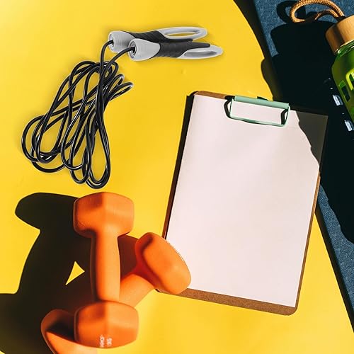 Miniatura 6 de Luxshiny Weighted Coated Jump Rope for Fitness High-speed Skipping Rope for Men Women for Home Outdoor Workouts