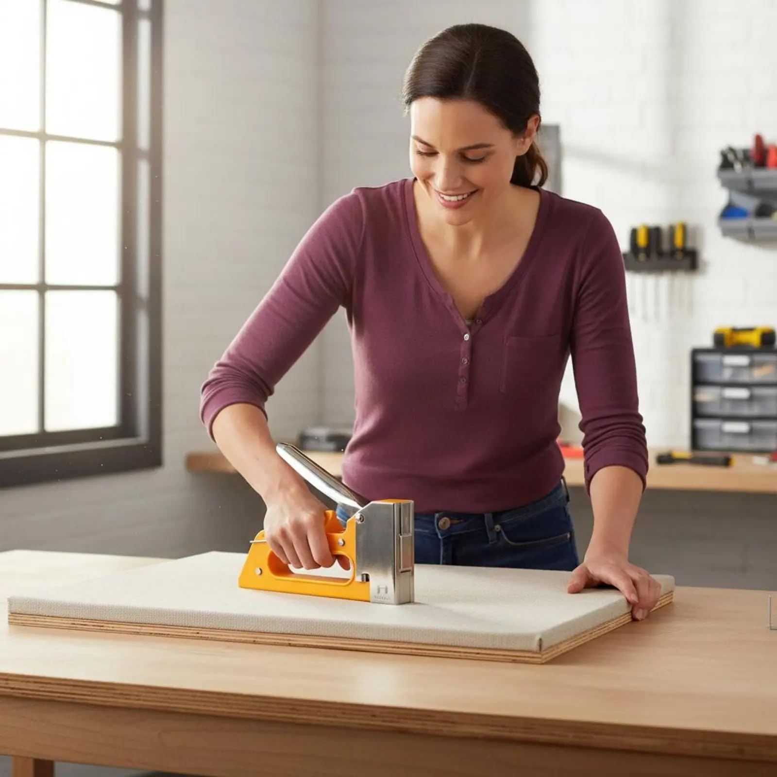Graffettatrice Per Legno Cucitrice manuale in plastica e acciaio Tappezzeria