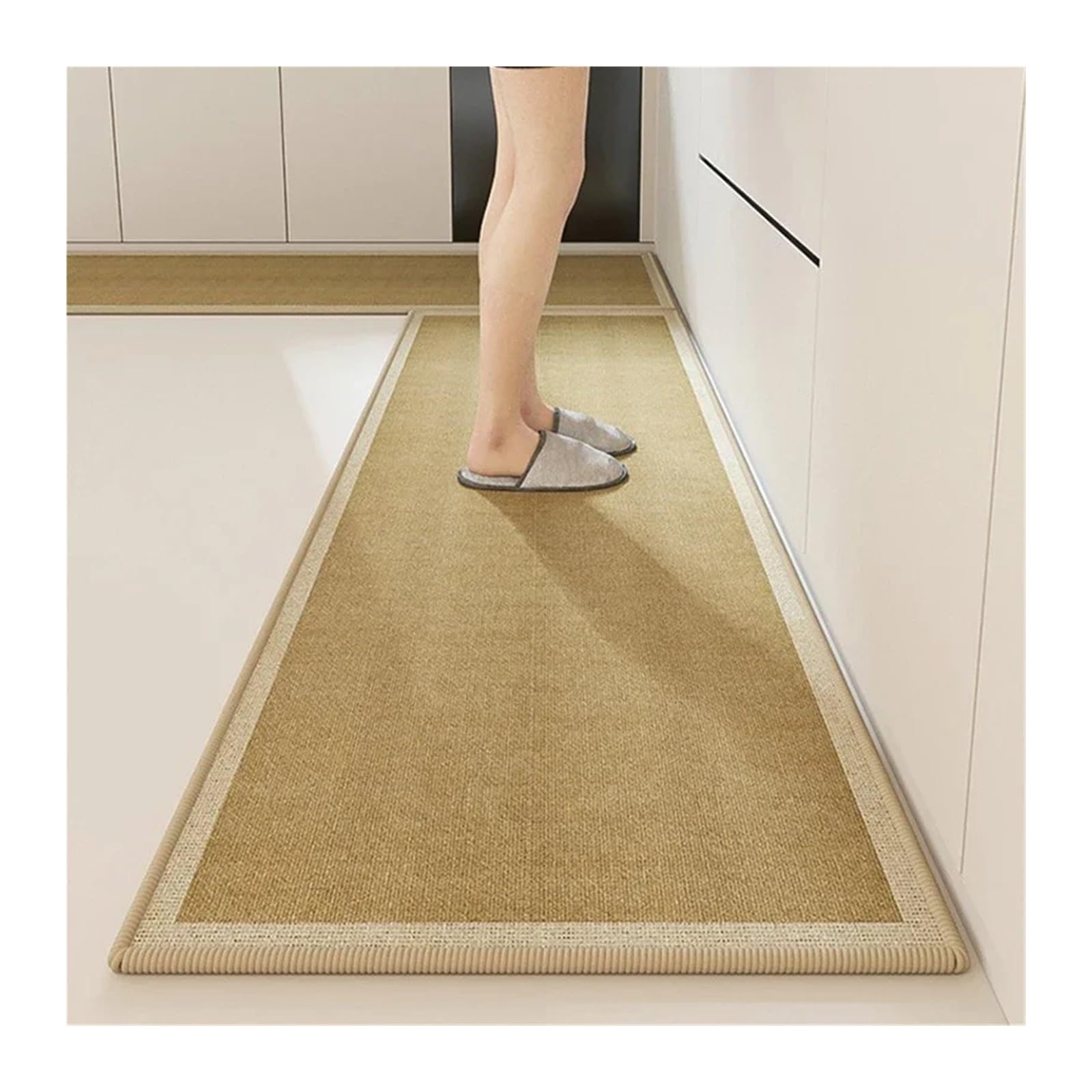 Tapis de cuisine antidérapant 58x200 cm pour protection du sol
