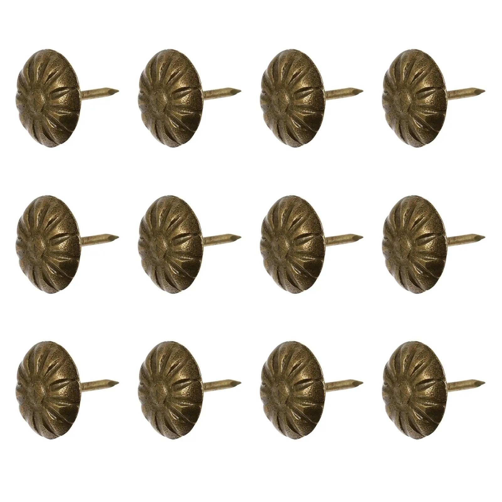 Yangshe Green 400Pcs Chrysanthemum Bubble Nails Upholstery Tacks For Sofa Wood Furniture Diy Decor