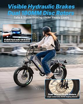 ANIIOKI eBikes for Adults, 200+ Miles Long Range Electric Bike, 28 MPH High Speed Commuting Ebikes, 48V 60AH Electric Bicycles