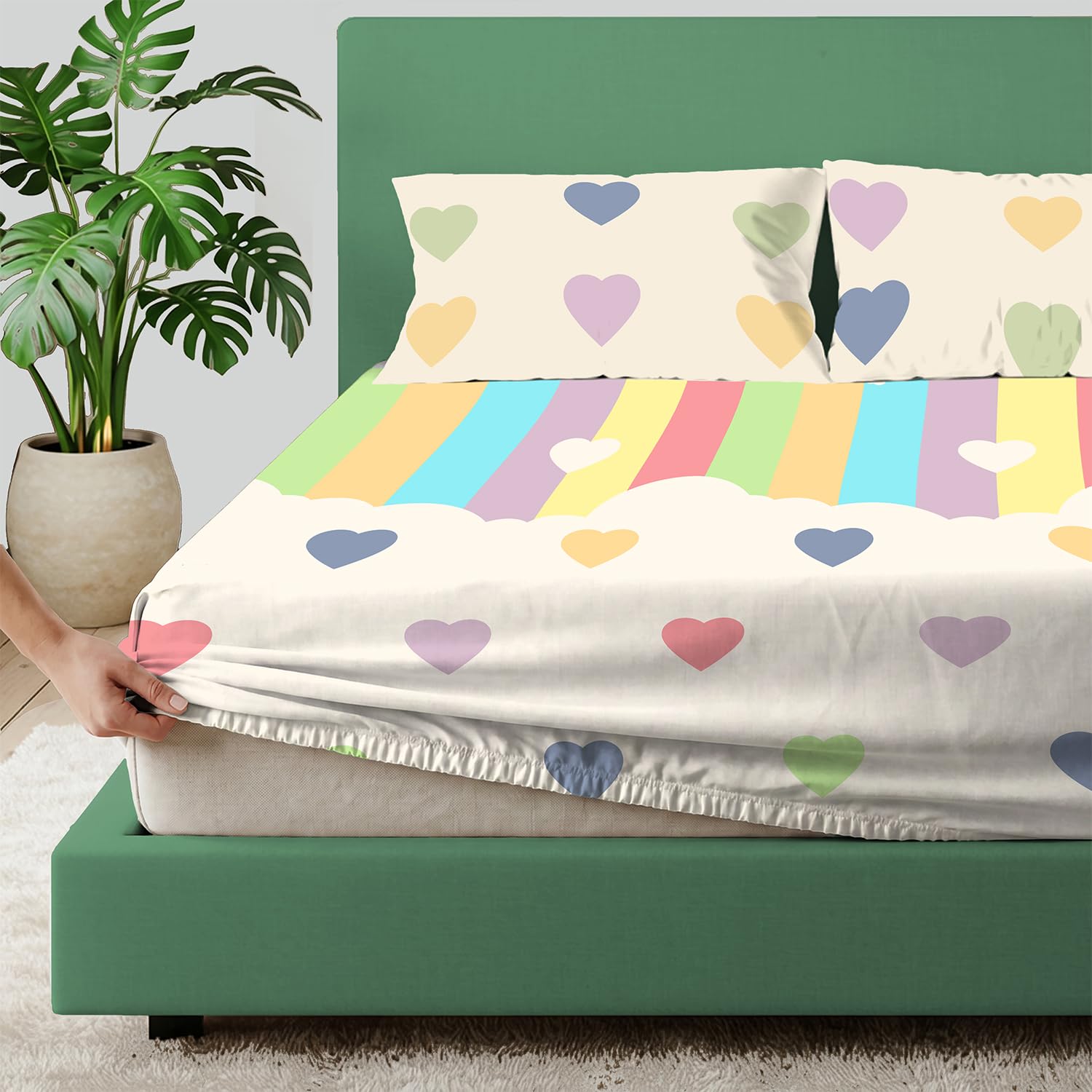 Urban Space Divine King Bedsheet - 100% Cotton -26 Urban Space Divine King Bedsheet - 100% Cotton -26
