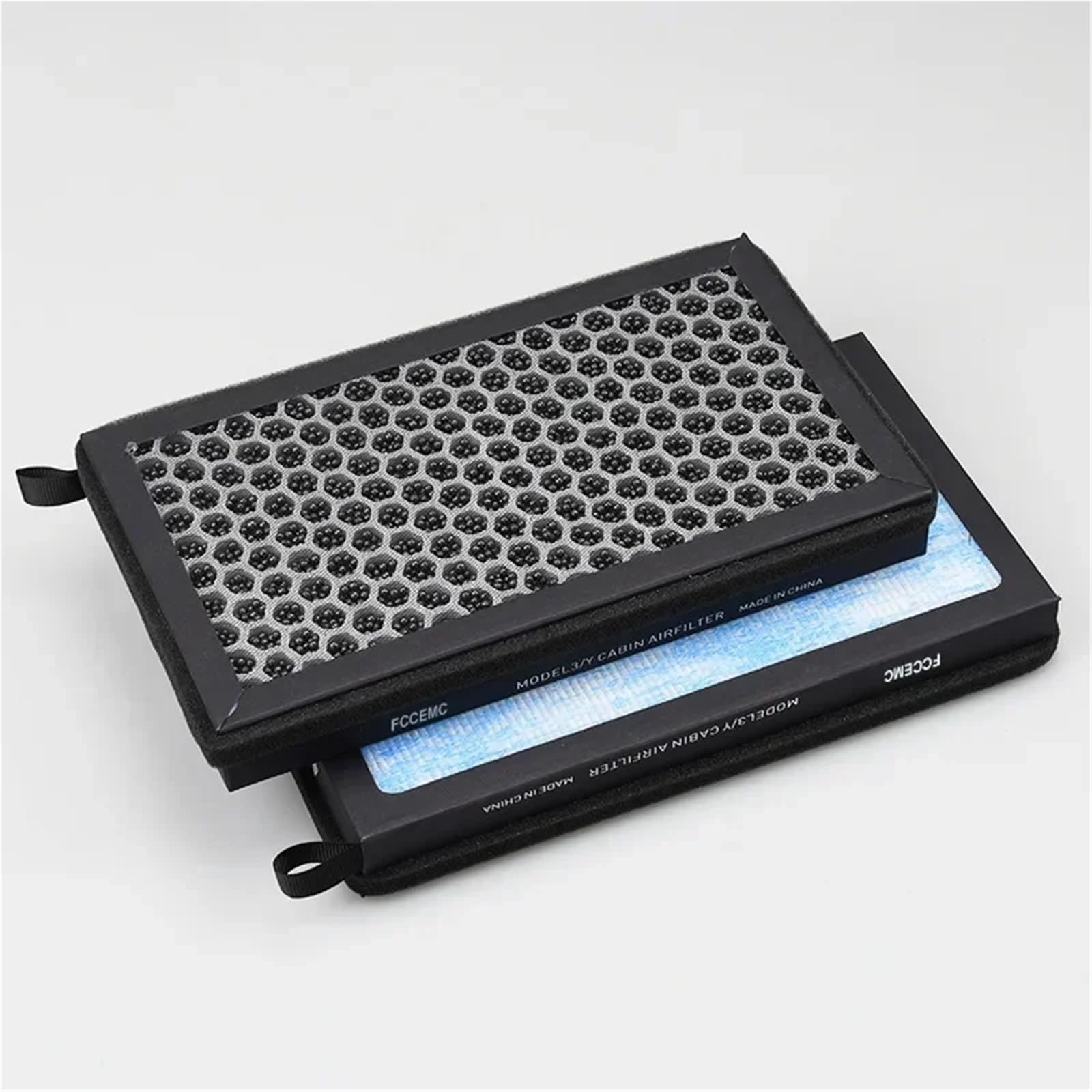 Filtro Abitacolo ai Carboni Attivi Filtro aria abitacolo per auto Tesla Model 3 Y, 2 pezzi, con filtro aria di ricambio a carbone attivo