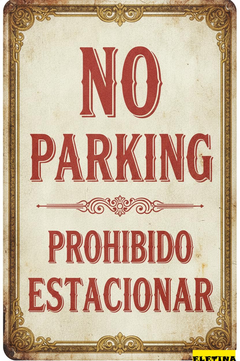 Personalized Sign for Man Cave Caution Notice Wall Decor Metal No Parking Metal Plaque Warning Vintage Decorative S School Bar Street Parking Lot 8x12in Business Wall Art Decor Private Property