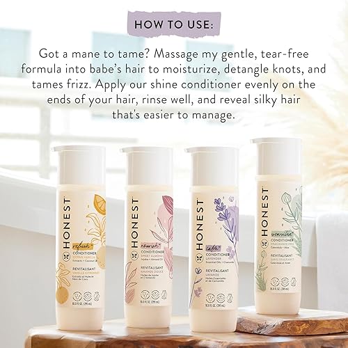 Miniatura 6 de The Honest Company Acondicionador de lavanda calmante de ensueño con productos botánicos naturales lavanda 10 onzas fluidas 10 Blanco 1 1