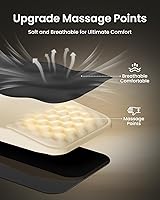 Vista 3 de ProtoArc Alfombrilla de mouse ergonómica con reposamuñecas, alfombrilla de mouse MP50 con diseño de masaje, espuma viscoelástica suave y base