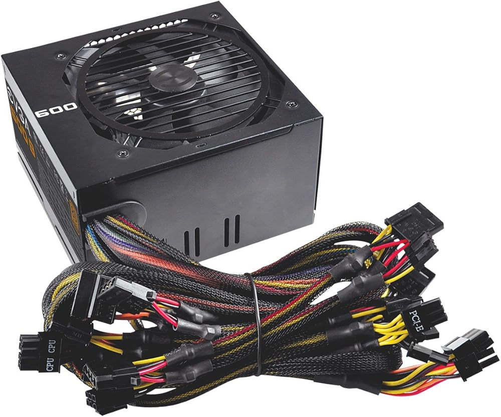EVGA 600 B1, 600W 80+ Bronze Power Supply with Free Power On Self Tester thumbnail 3