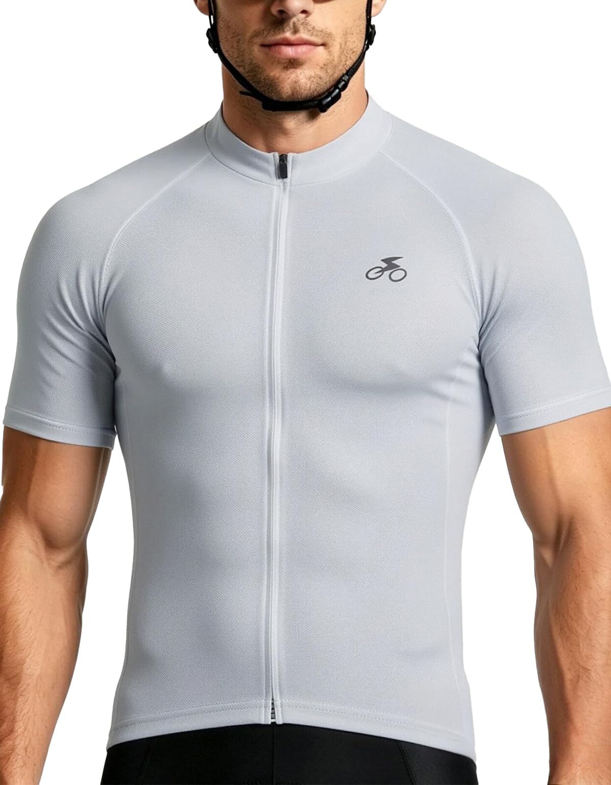 Maillot de cyclisme pour homme, sans manches, à manches courtes, respirant, léger, avec 3 poches pour le cyclisme et l'entraînement