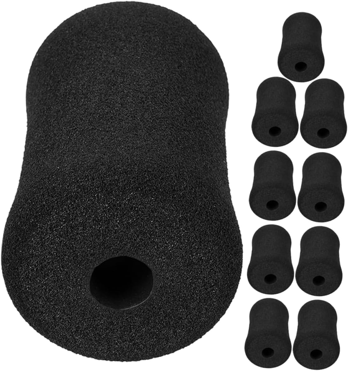 10Pcs Cushion Replacement Pads for Gym Equipment Durable Leg Roller Exercise Machine Accessories Lightweight Portable Design for Weightlifting Strength Training