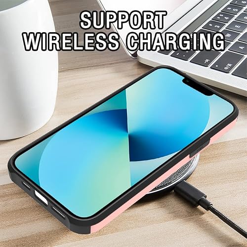 Miniatura 6 de ZIYE Funda para iPhone 13 Mini con tarjetero, para iPhone 13 Mini, funda tipo cartera antiarañazos, doble capa, bolsillo oculto, a prueba de golpes,