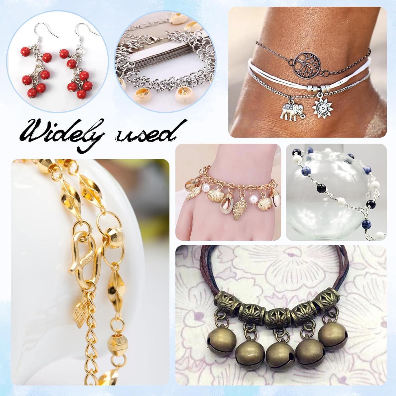 TOAOB 350pcs Jump Rings for Jewelry Making 6mm Assorted Colors Open Jump Rings Connectors O Ring Chainmail for DIY Crafts Necklaces Bracelets Keychains - Image 6