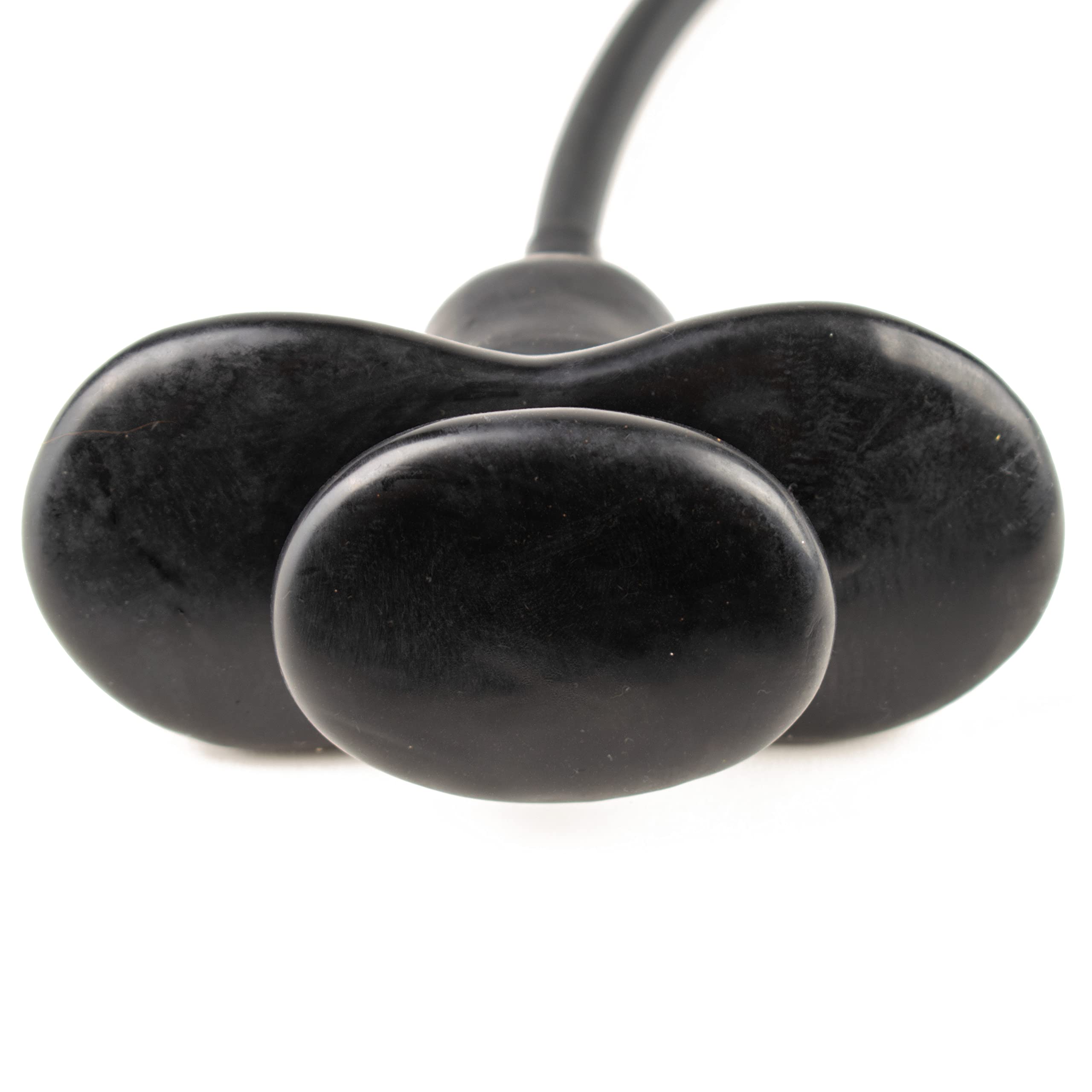 Rubberfashion Latex Knebel - Mundknebel aufblasbar - Gag Butterfly für Damen und Herren schwarz Einheitsgröße