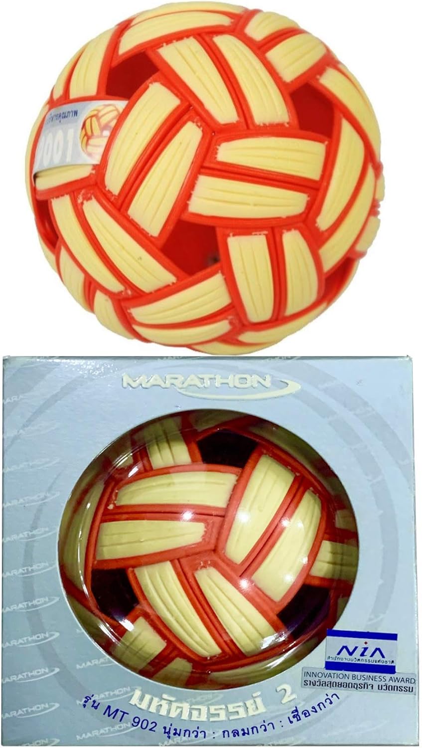 Buy Marathon Sepak Takraw Ball Mt902 New Generation Sepak Takraw Ball Made In Thailand Online In Indonesia B08hk6nfsg