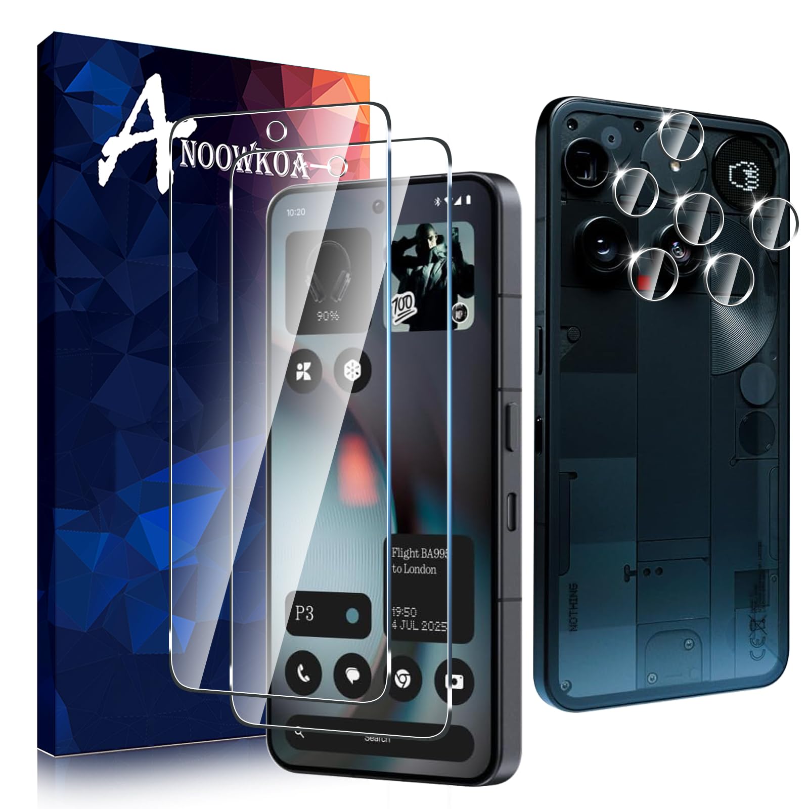 Protectorking 2x Panzerfolie für iPad 10.2 ANTI-SCHOCK