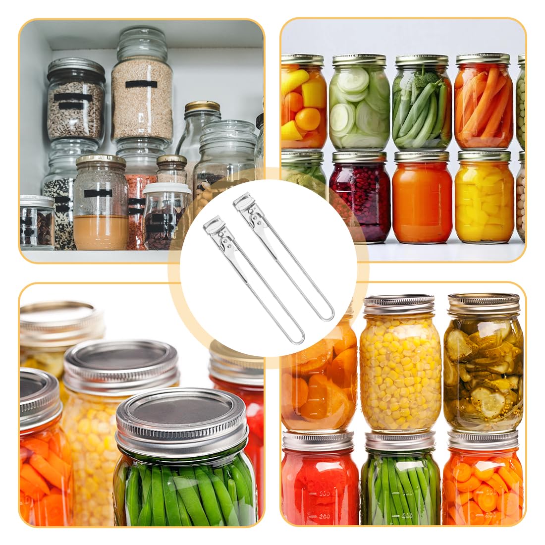 Apriscatole Manuale Regolabile in Acciaio Inossidabile, Apribarattoli Professionale Multifunzione per Cucina