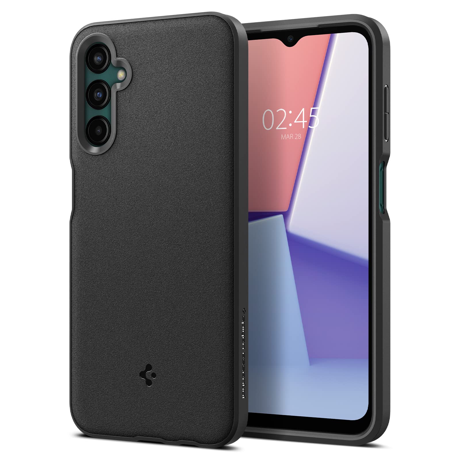 Spigen Essential Sand Blast Back Cover Case Compatible with Samsung Galaxy M14 5G | Optimal Grip | 360 Degree Protection | Angluar Design |(TPU | Matte Black) (B0BRX85FVN) Amazon Price History, Amazon Price Tracker
