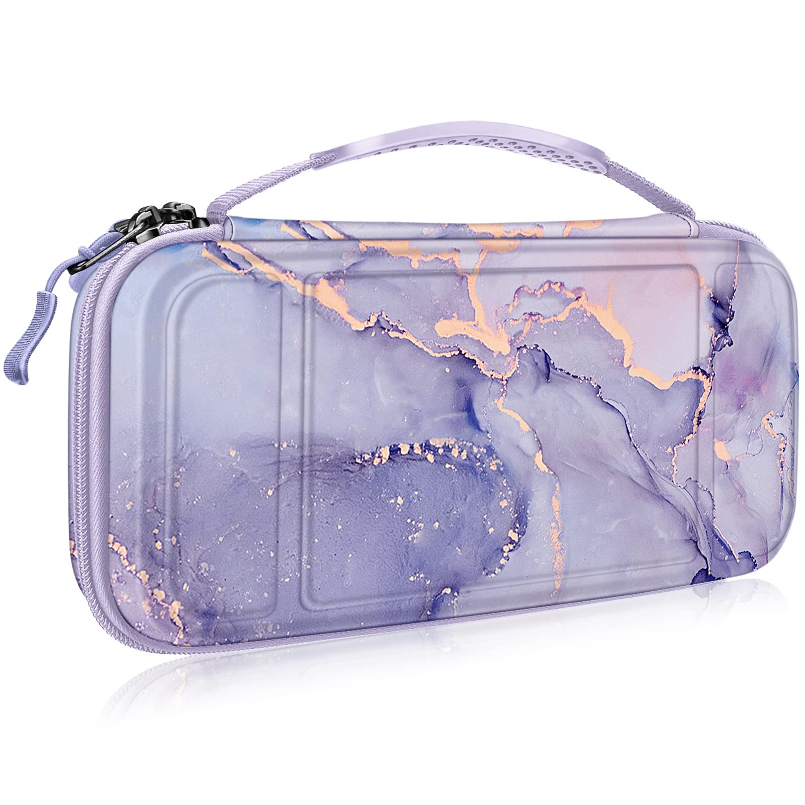 Nintendo Switch/Switch OLED - Protective Carrying Case, - Z-Marble Lilac