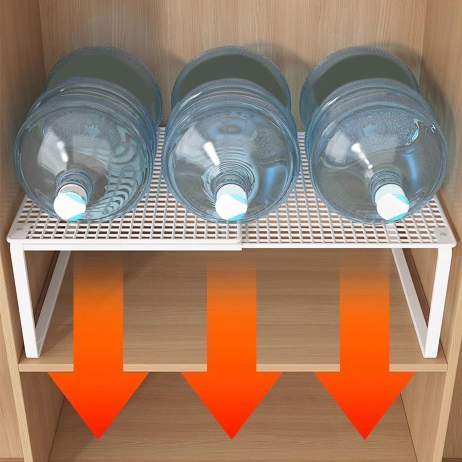 Separatore per Mensole di Armadio Impilabile,Separatore Estensibile per Camicie - Divisore armadio | per guardaroba casa appartamento casa rurale camera studente camera da cucina cameretta