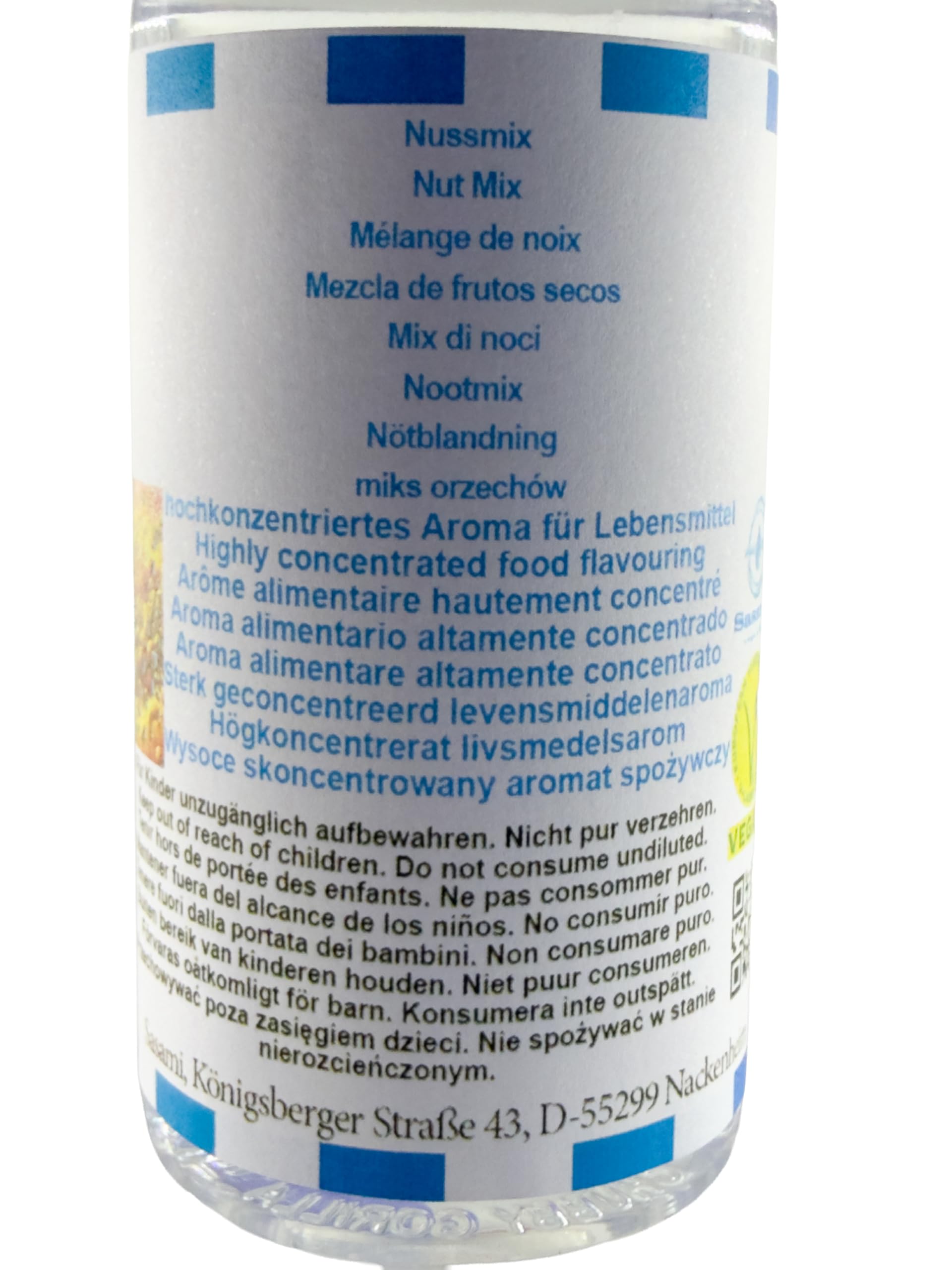 Mélange de noix arôme concentré - Vegan - Sasami - 100 ml