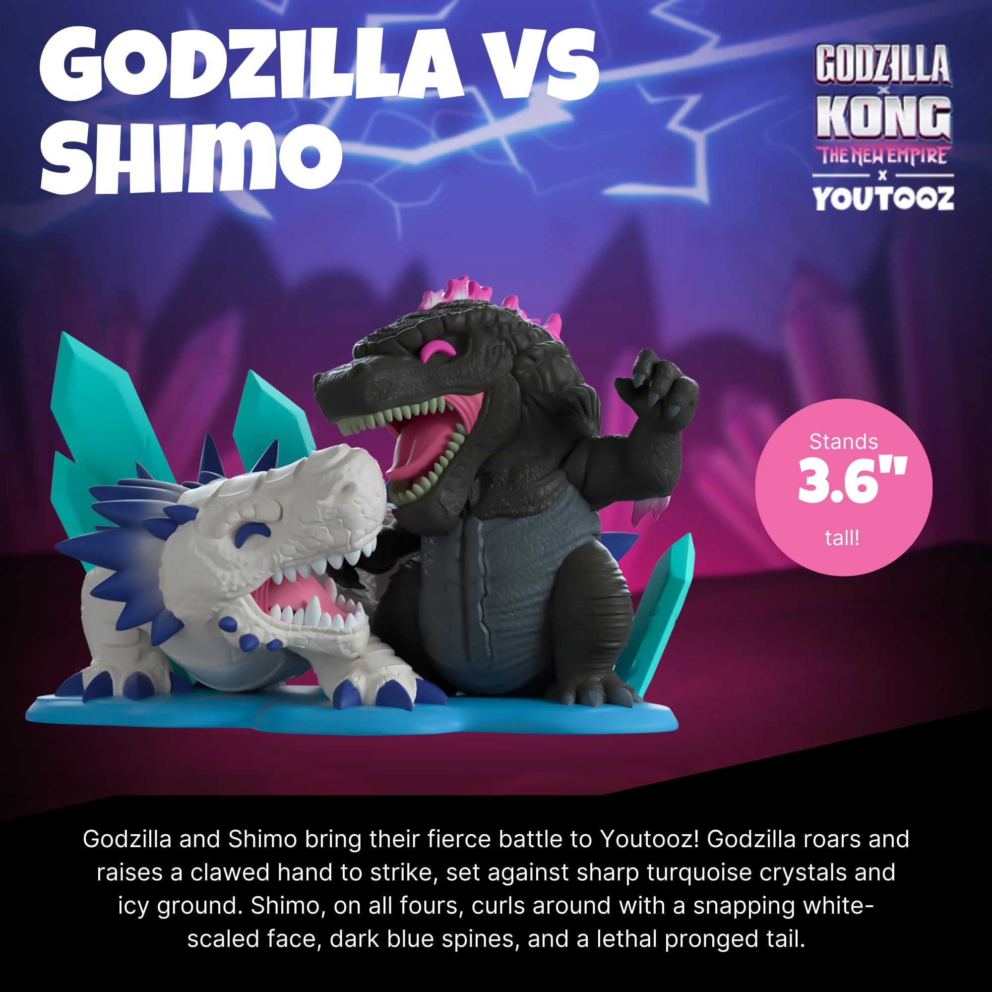 Amazon.co.jp: Youtooz ゴジラ vs シモ フィギュア - ゴジラ X Kong 