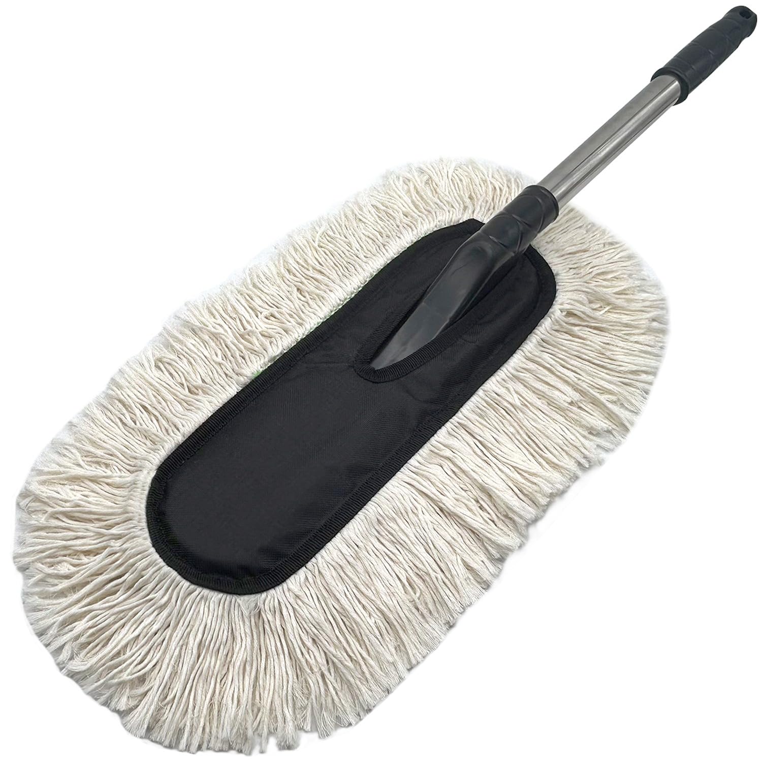 CHECKMATE Premium Car Duster Microfiber Car Cleaning Brush with 20% Extra Wax Coating for Bikes & All Vehicles| Ultra-Absorbent, Lint-Free Cotton Bristles For Dusting | Multi-Purpose Microfiber Cloth|.