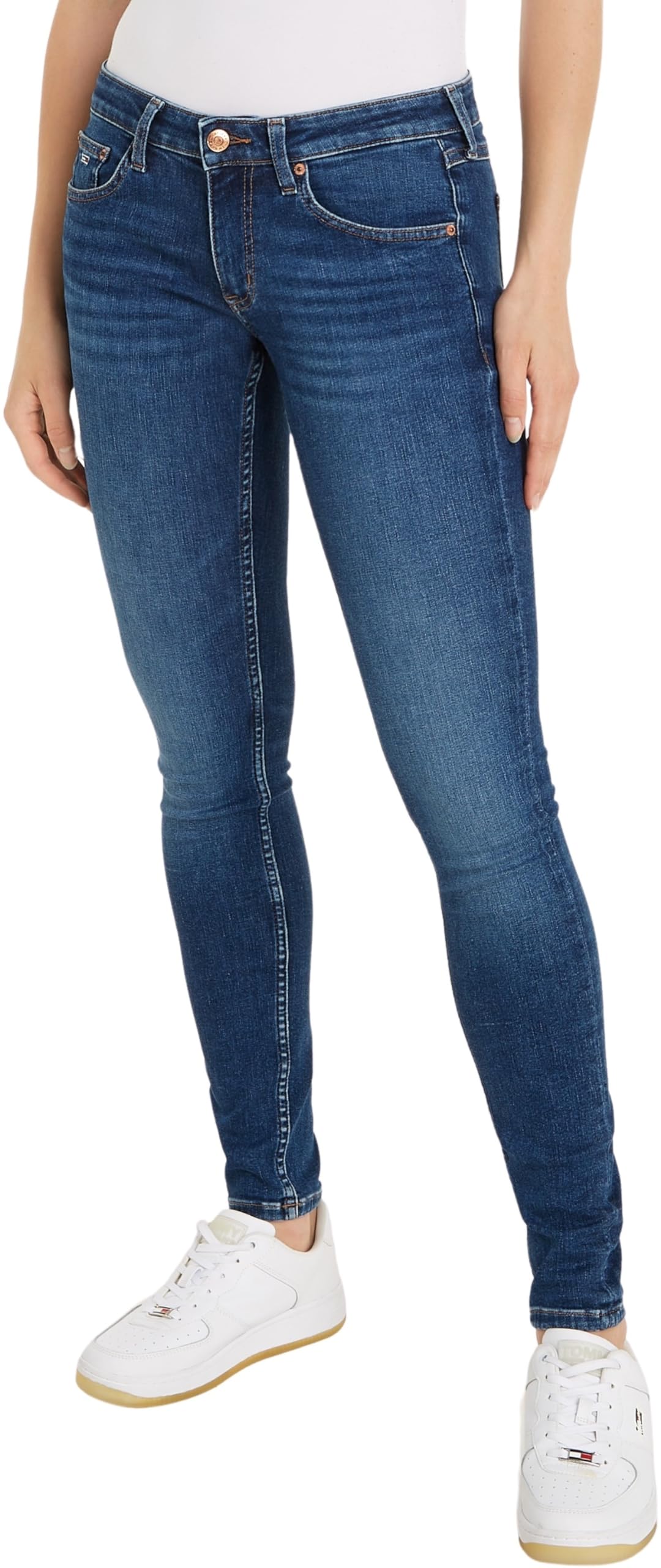 Tommy Jeans Sophie LW SKN BH1231, Pantalones de Mezclilla,