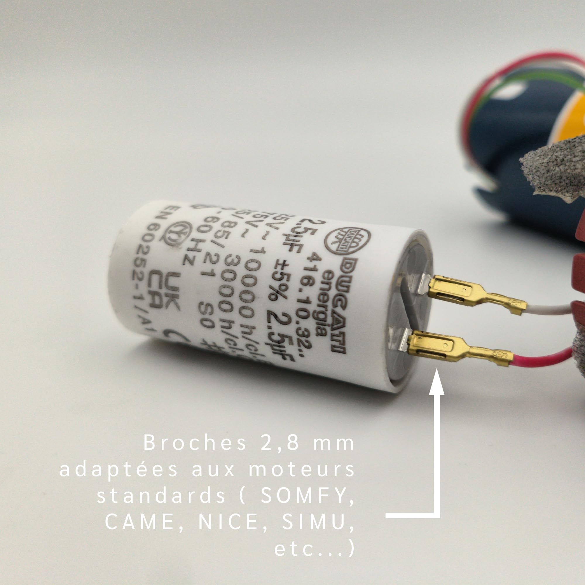 Condensateur 2.5uf 450v 2 Condensateurs 2,5uF Pour Volet Roulant - Compatible Somfy, Simu, Nice - Cosses 2,8mm 400V Condensateur 2.5 Uf Somfy Condensateur 2.5uf 450v 2 Condensateurs 2,5uF Pour Volet Roulant - Compatible Somfy, Simu, Nice - Cosses 2,8mm 400V Condensateur 2.5 Uf Somfy