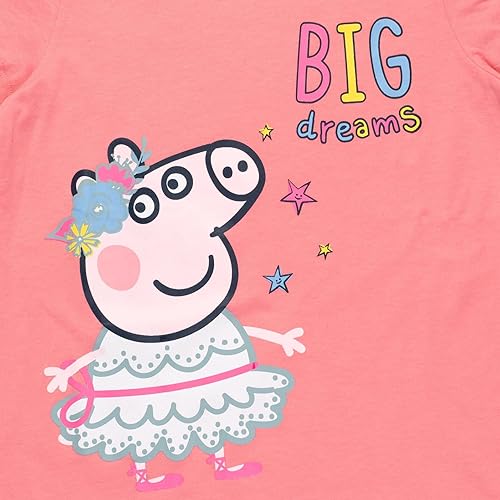 Miniatura 7 de Peppa Pig Paquete de 3 camisetas para niñas de niños pequeños a grandes