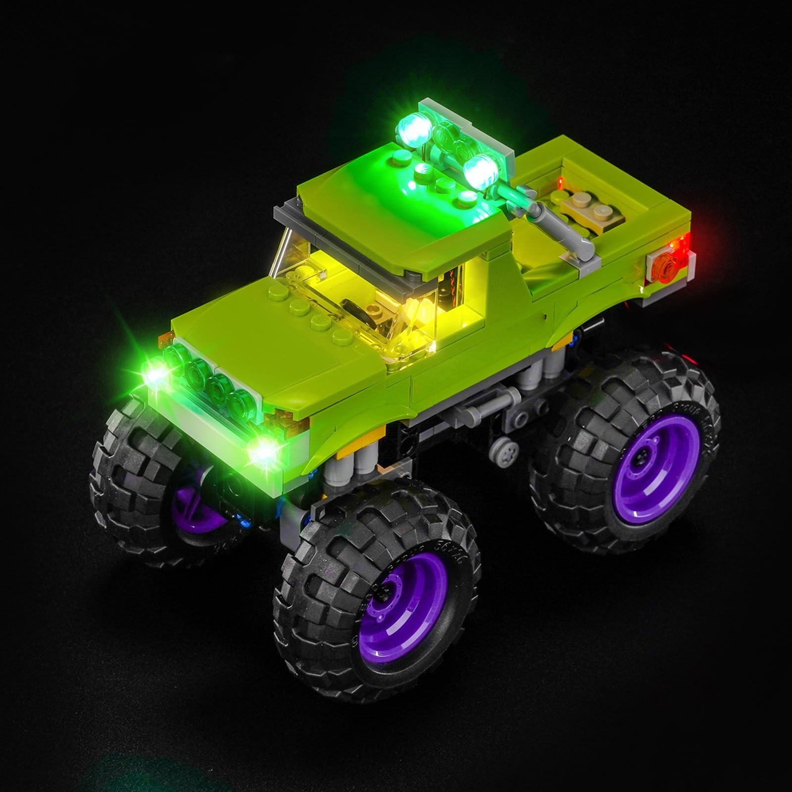 Led Light Set Compatible with Lego The Hulk Truck vs. Thanos 76312 (No Model)