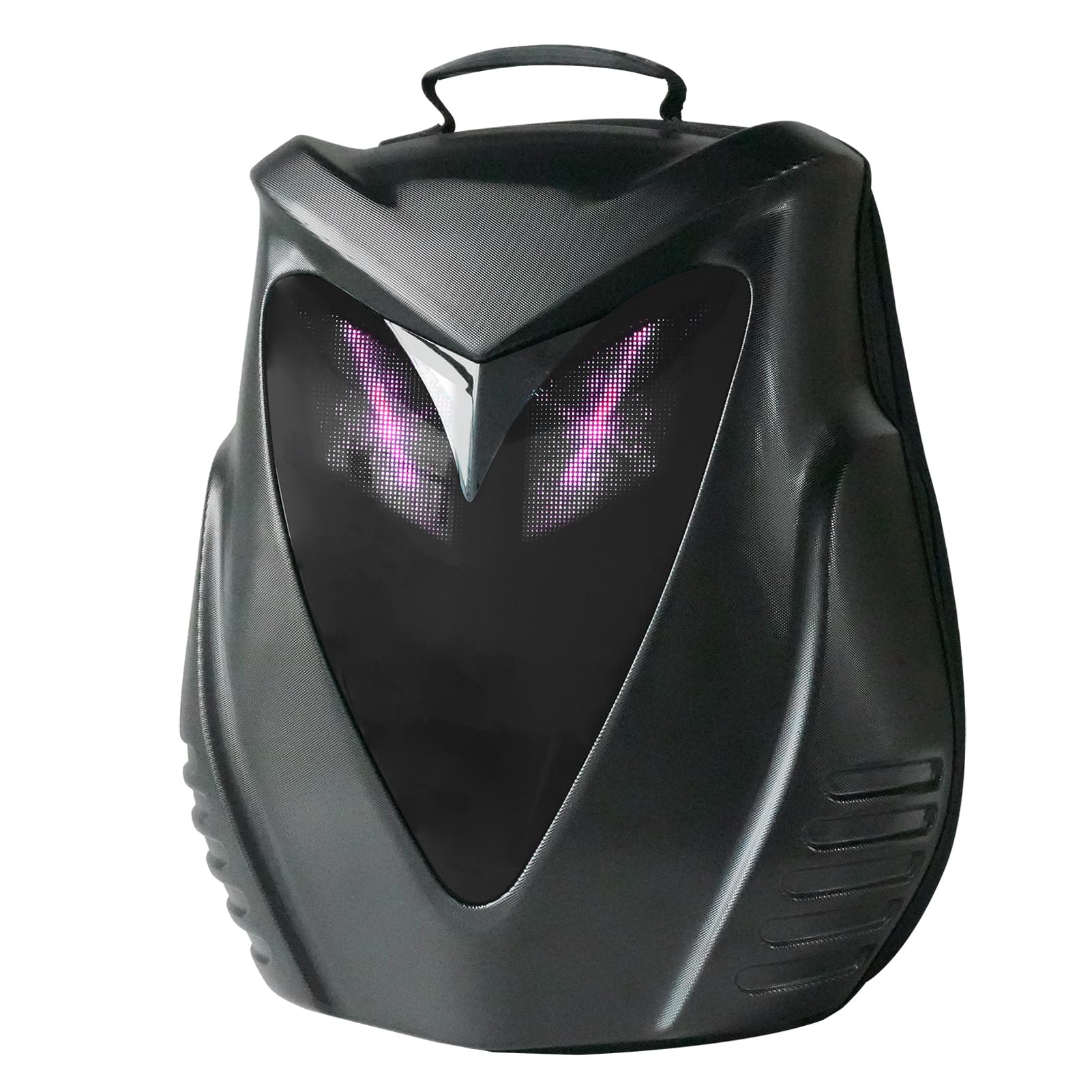 Fafeicy Plecak Motocyklowy Programowalny Plecak LED Twarde Etui Wodoodporna Torba Rowerowa o Dużej Pojemności na Laptopa z Ekranem 56x40 Pikseli