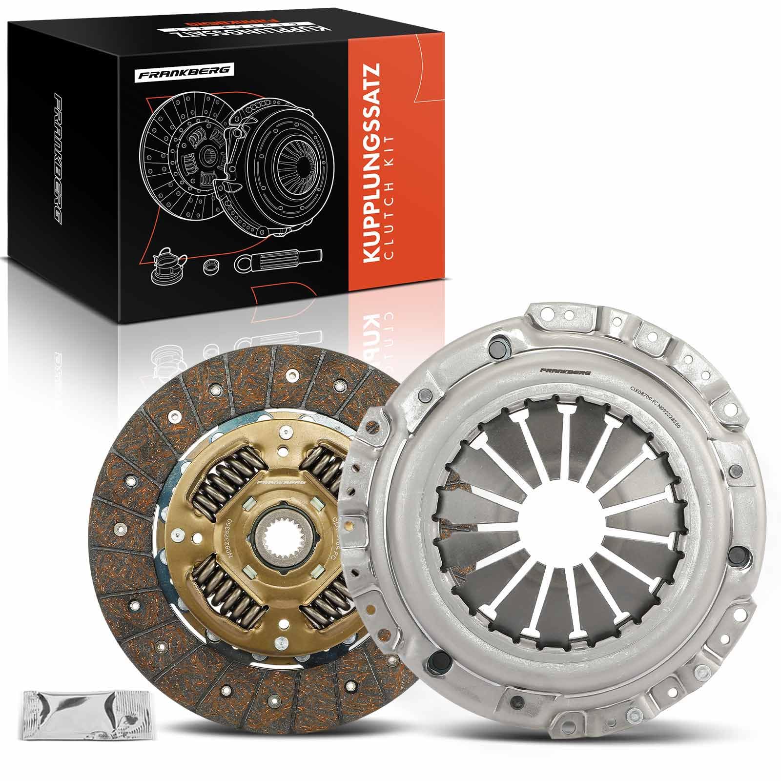 Frankberg Kit de embrague 826374 | Compatible con: Autobús Primastar X83, Autobús de tráfico II JL, Autobús Interstar X70, Caja Interstar X70