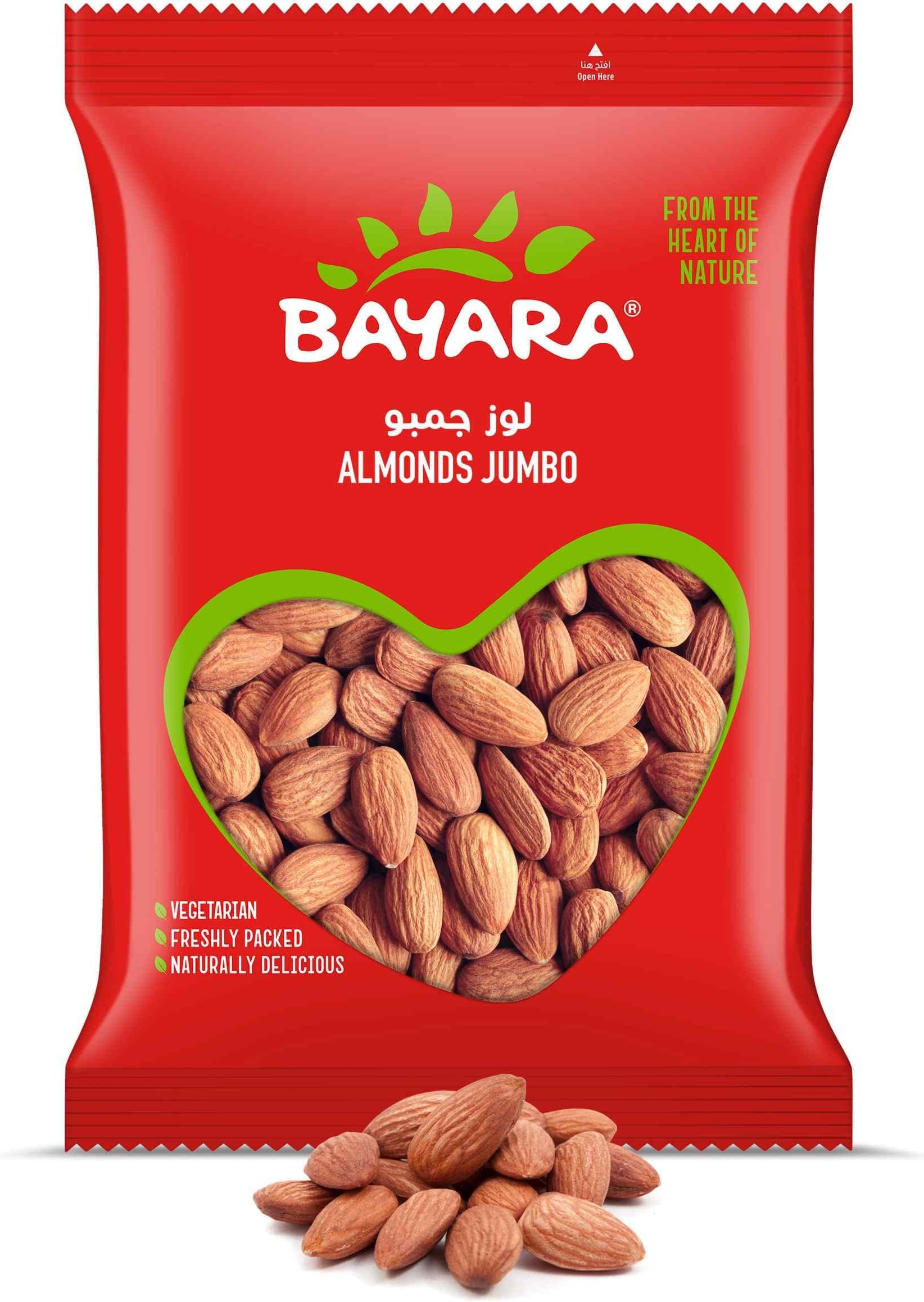 Bayara Almonds Jumbo, 400 grams