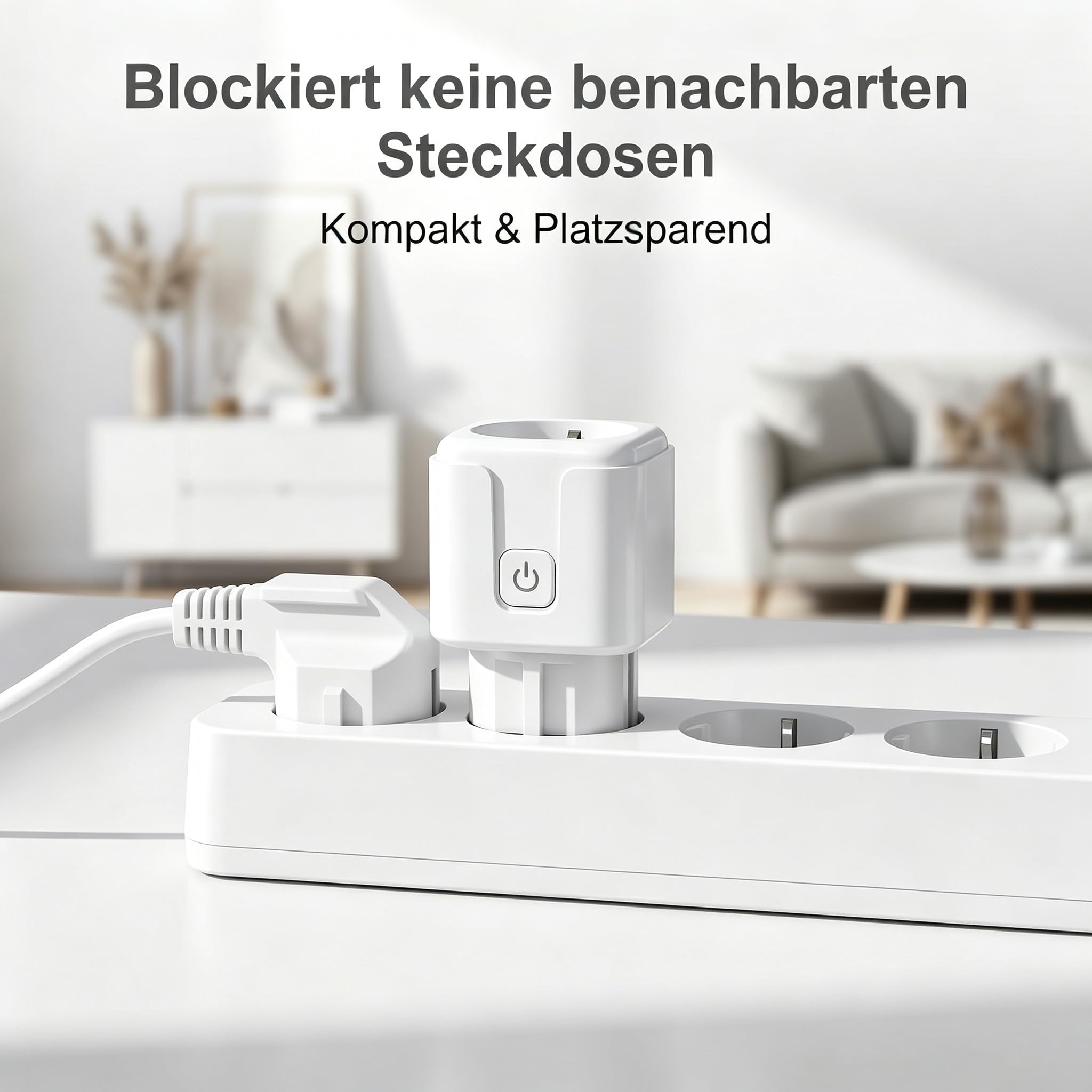 WLAN Steckdose 2,4GHz/5GHz Dualband Smart Steckdose mit Strommessung