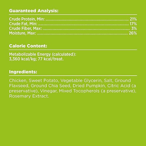 Miniatura 4 de BIXBI - Golosinas para perros totalmente naturales, soporte para piel, inmune y articulaciones, sabor salmón, res y pollo