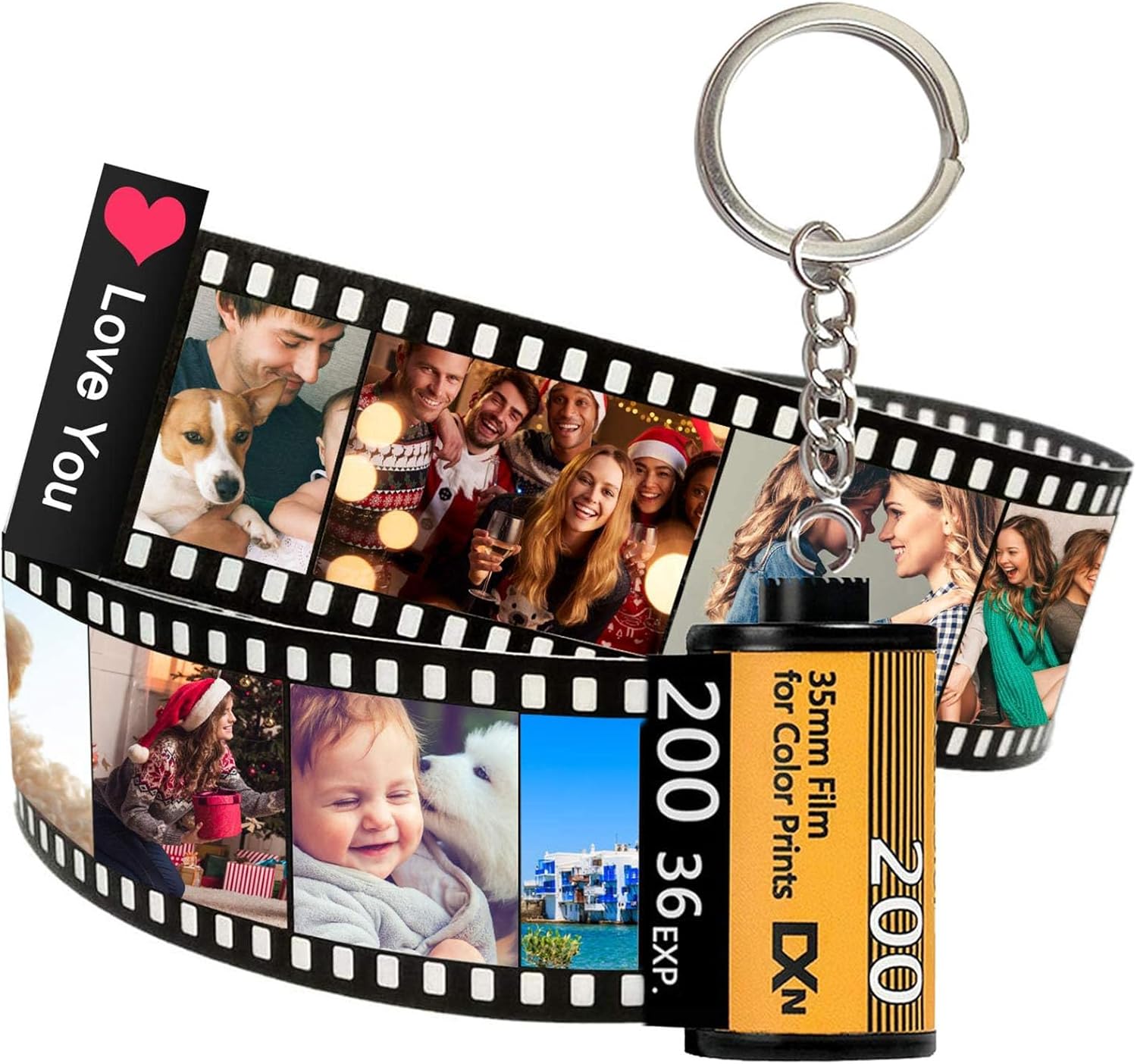 Custom Camera Film Roll Keychain with Colorful Photo Kuwait Ubuy