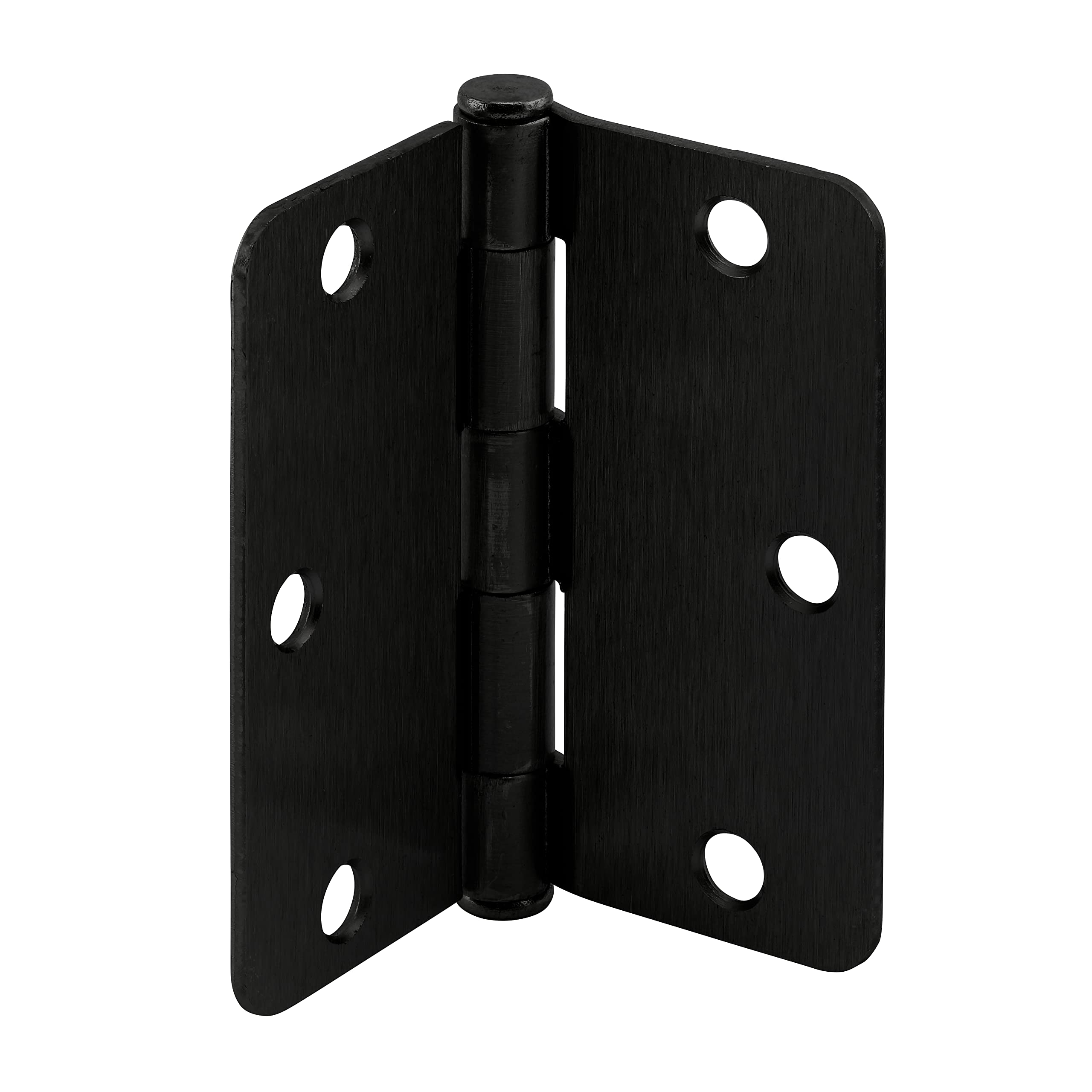 Charnière de porte anti-grincement noire mate de 8,9 cm pour corriger les portes affaissées