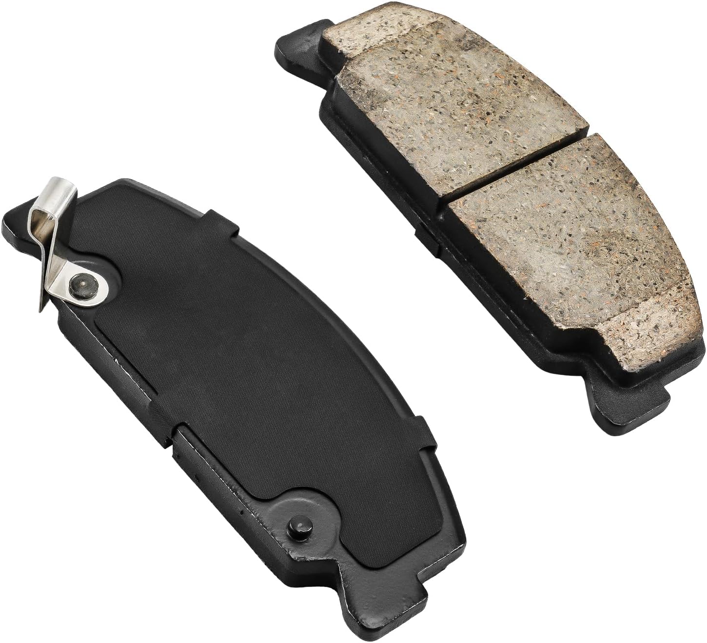 KAX Ceramic Brake Pads Front for Honda Civic 1988-2000, Honda Civic del Sol 1993-1997, Honda CRX 1988-1991, Honda Accord 1984-1985, Low Noise & Low Dust, Set of 4