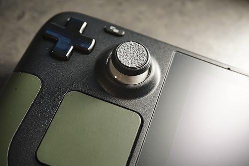 Vista 5 de Kit de agarre de botón de cubierta de vapor, añade agarre a tus palas traseras y palitos para el pulgar, juego de 2, gris