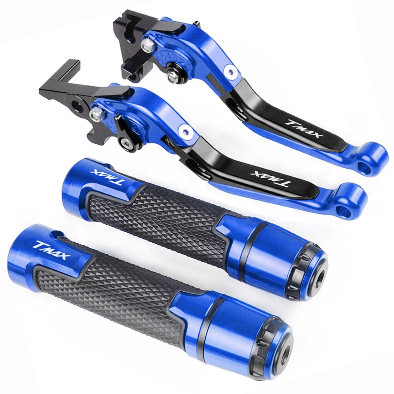 Levier de frein extensible TMAX réglable avec embouts guidon moto
