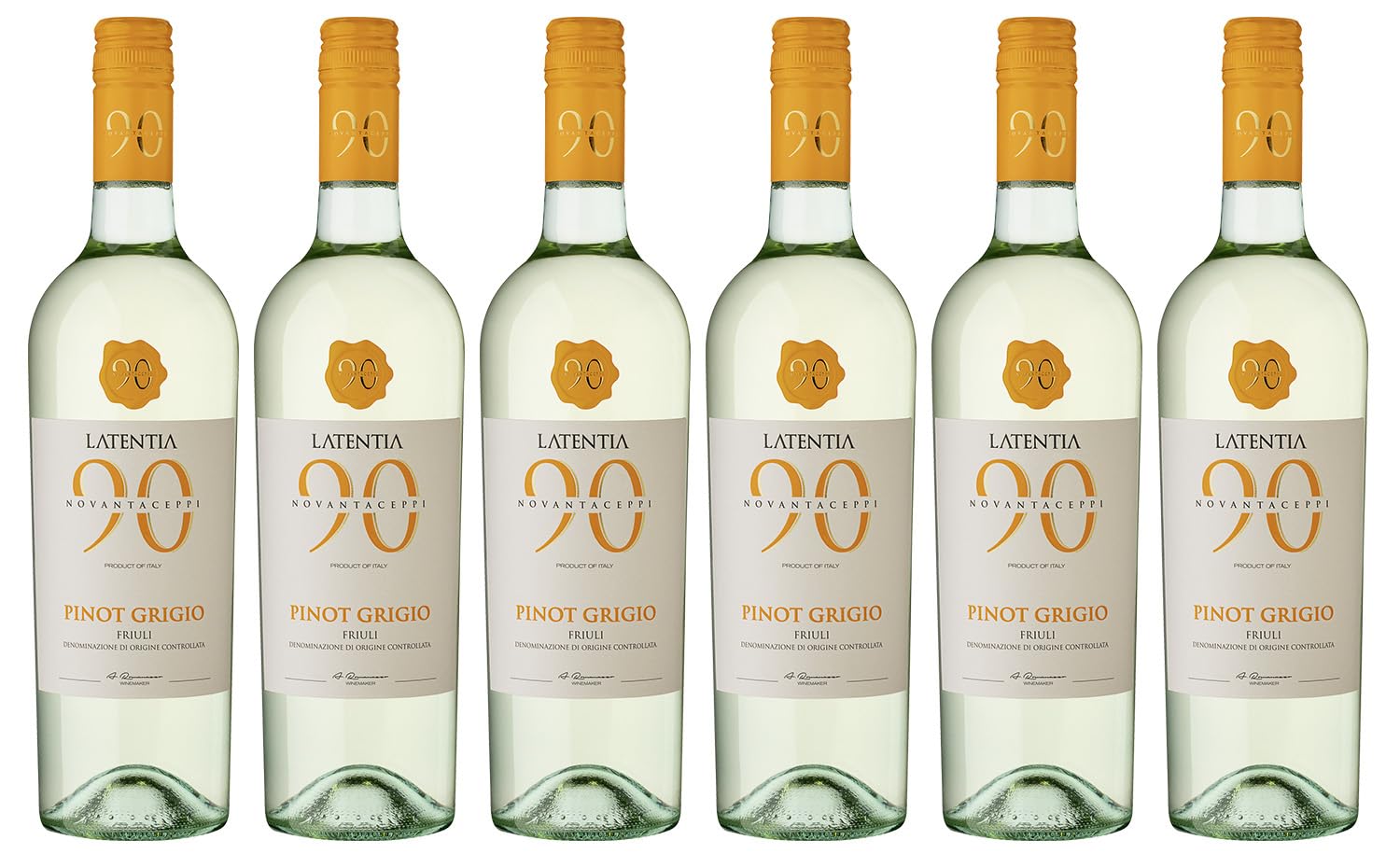 Novantaceppi Pinot Grigio Friuli DOC trocken (6 x 0.75 l)