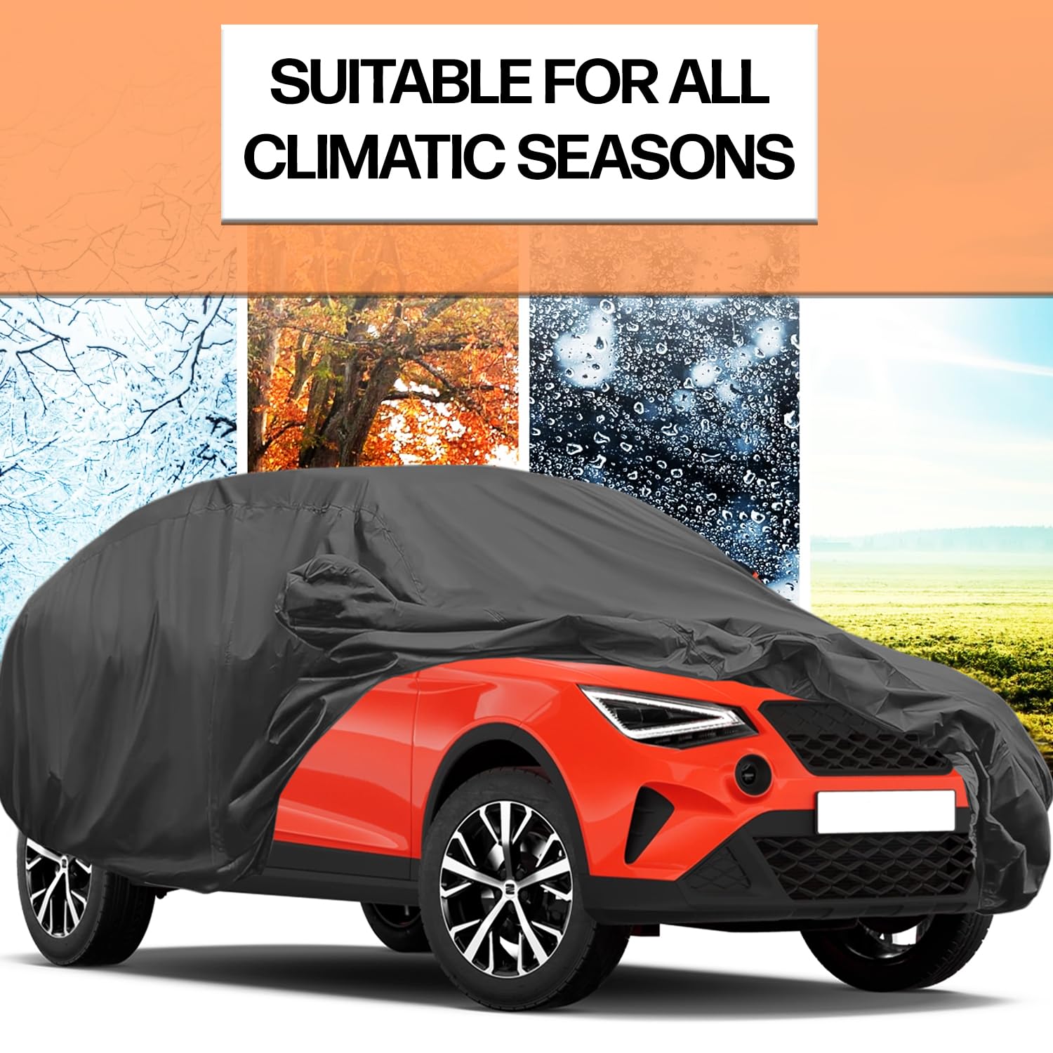 Car Cover Funda Para SUV Impermeable Y Anti-UV Protección Total