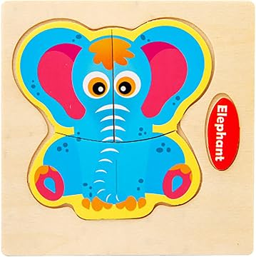 Lanka Kade Natural Wooden Dinosaur 1-10 Jigsaw